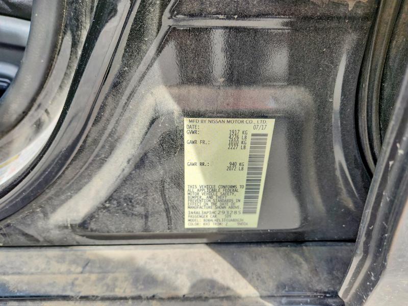2017 Nissan Altima მანქანა იყიდება აუქციონზე, vin: 1N4AL3AP1HC293285, აუქციონის ნომერი: 59255886