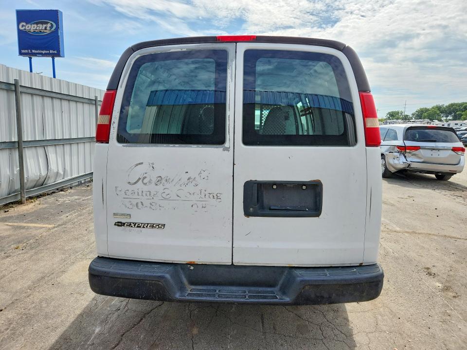 2011 Chevrolet Express 2500 მანქანა იყიდება აუქციონზე, vin: 1GCWGFCA8B1125340, აუქციონის ნომერი: 62523706