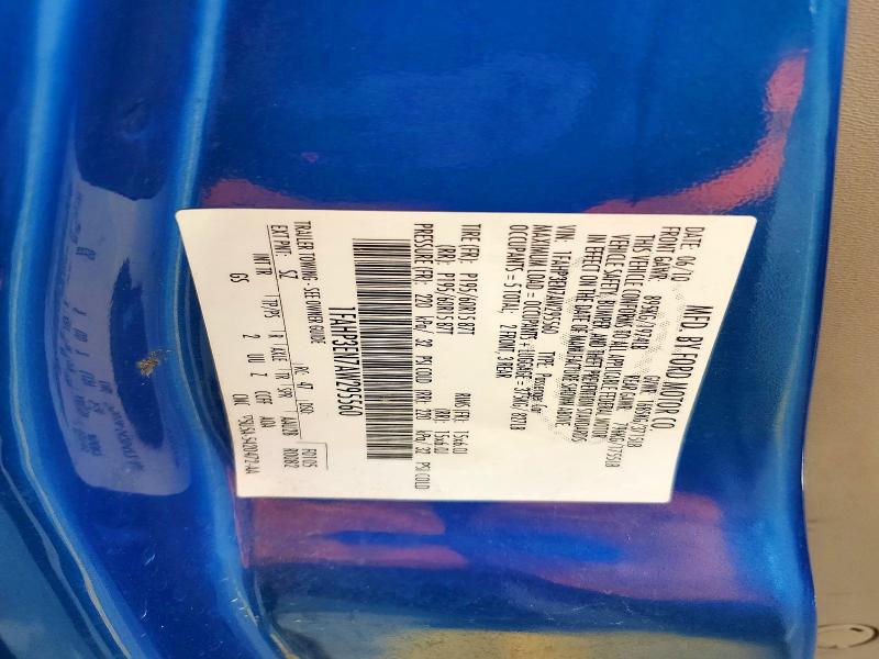 62861006 :رقم المزاد ، 1FAHP3EN7AW295560 vin ، 2010 Ford Focus مزاد بيع
