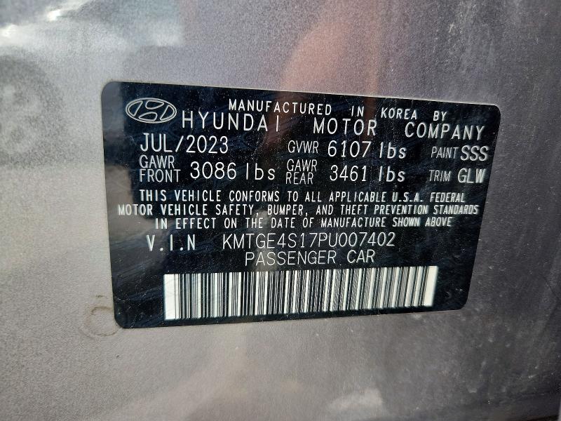 60804676 :رقم المزاد ، KMTGE4S17PU007402 vin ، 2023 Genesis G80 مزاد بيع