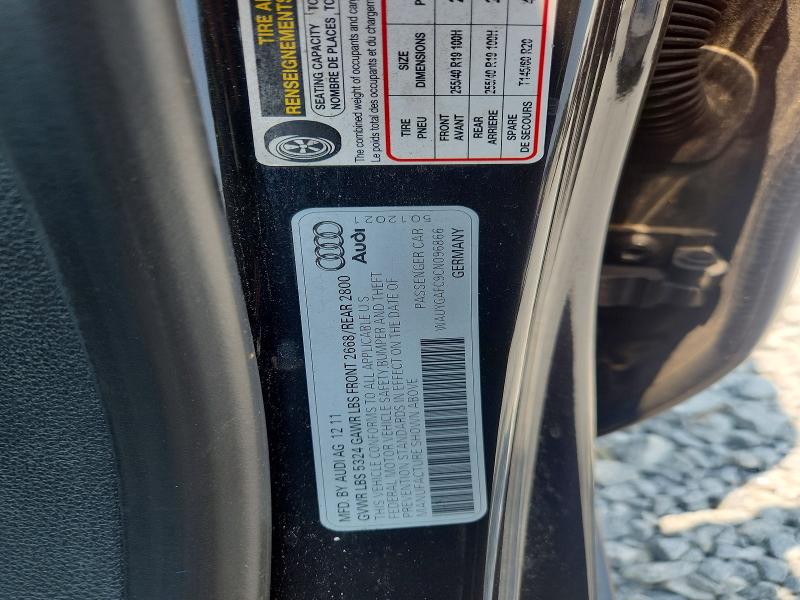 Aukcja sprzedaży 2012 Audi A7, vin: WAUYGAFC9CN096866, numer aukcji: 63292356