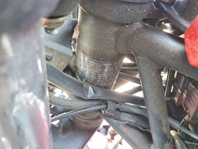 61756636 :رقم المزاد ، ML5EXEM10NDA49438 vin ، 2022 Kawasaki Ex650 مزاد بيع