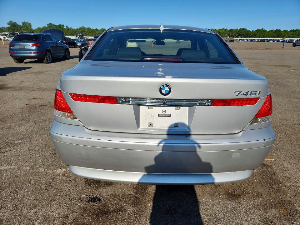 Aukcja sprzedaży 2003 Bmw 745, vin: WBAGL63493DP62115, numer aukcji: 60718956