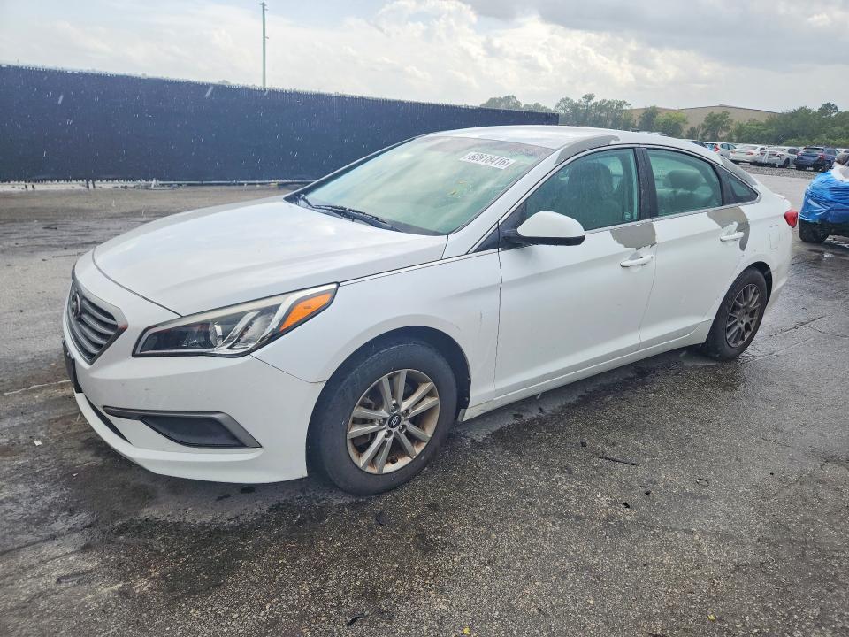 2017 Hyundai Sonata მანქანა იყიდება აუქციონზე, vin: 5NPE24AF1HH491185, აუქციონის ნომერი: 60918416
