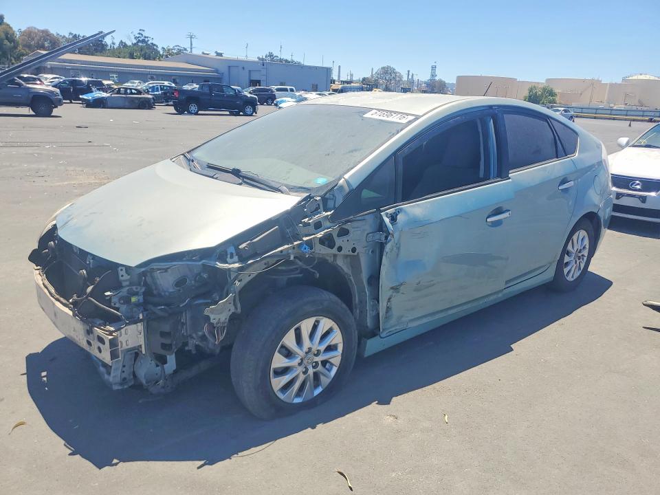 61696116 :رقم المزاد ، JTDKN3DP3E3057611 vin ، 2014 Toyota Prius Plug-in Hybrid مزاد بيع