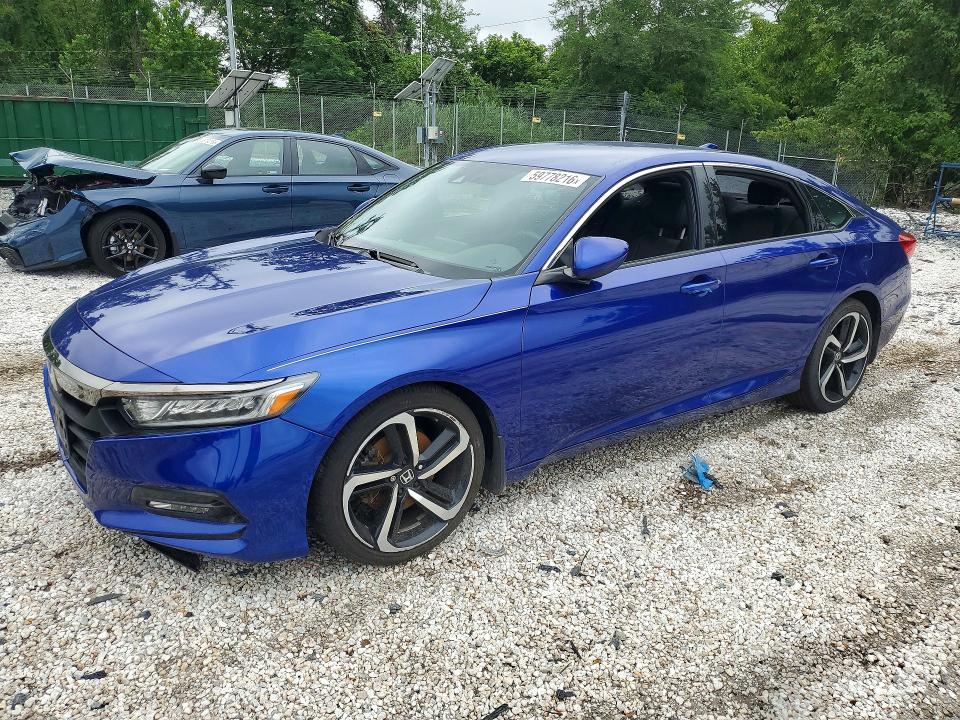 Auction sale of the 2018 Honda Accord, vin: 1HGCV1F34JA253955, lot number: 59778216