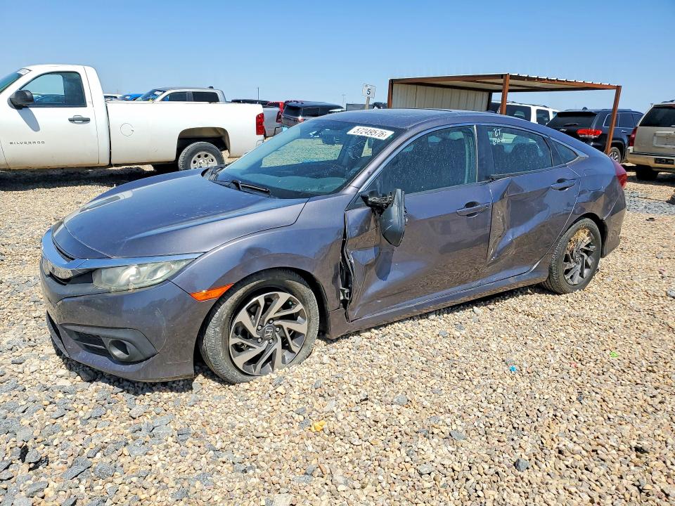 57249576 :رقم المزاد ، 19XFC2F73HE056356 vin ، 2017 Honda Civic مزاد بيع
