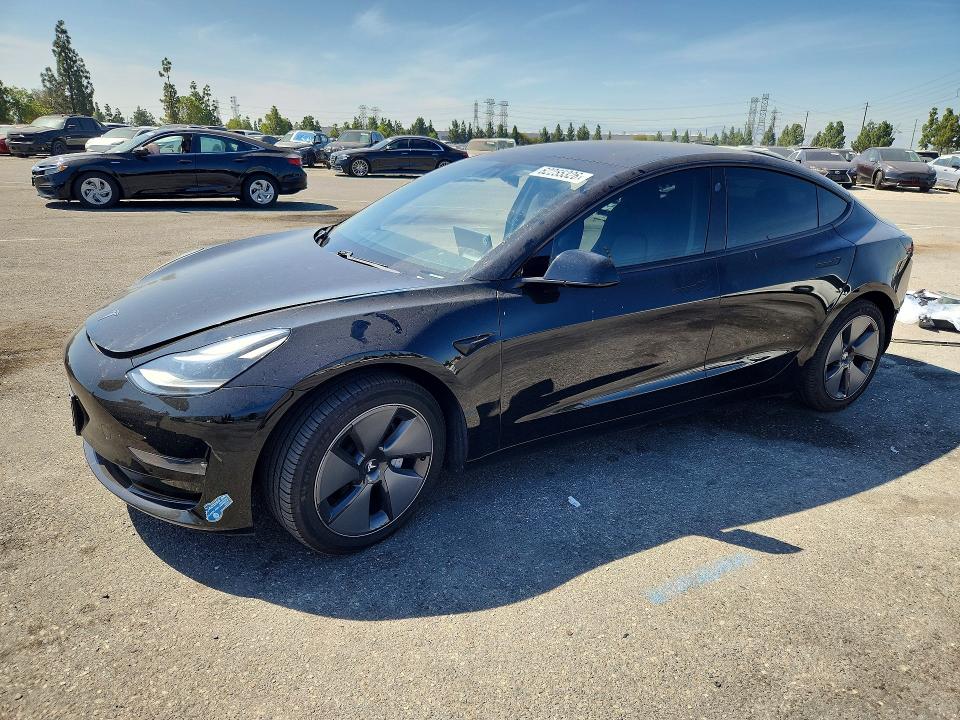 62255326 :رقم المزاد ، 5YJ3E1EB2MF924039 vin ، 2021 Tesla Model 3 مزاد بيع