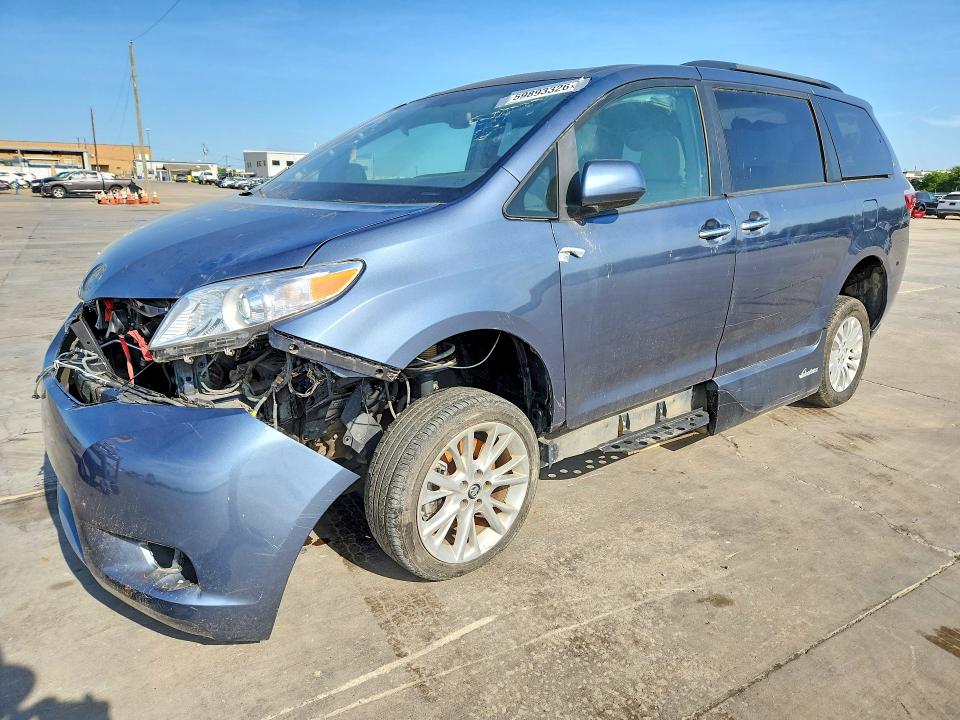 2017 Toyota Sienna მანქანა იყიდება აუქციონზე, vin: 5TDYZ3DC4HS875413, აუქციონის ნომერი: 59893326