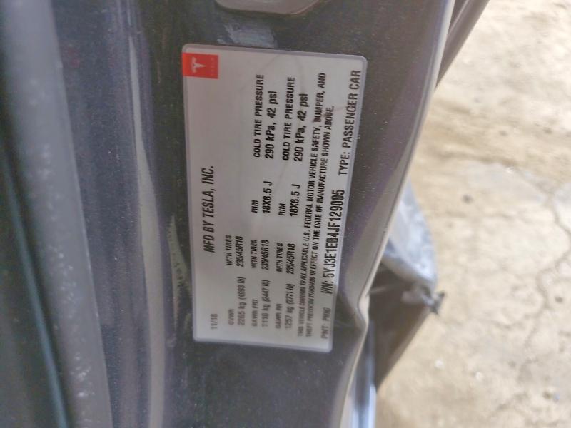 Продаж на аукціоні авто 2018 Tesla Model 3, vin: 5YJ3E1EB4JF129005, номер лоту: 59863416