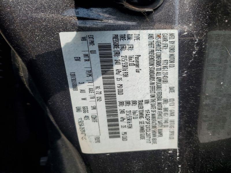 59671356 :رقم المزاد ، 1FADP3F2XDL297117 vin ، 2013 Ford Focus مزاد بيع