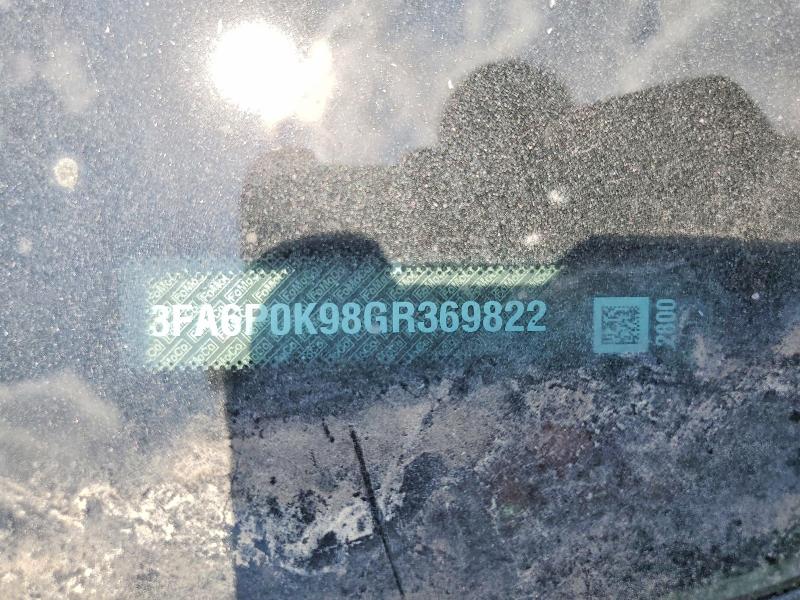 Aukcja sprzedaży 2016 Ford Fusion, vin: 3FA6P0K98GR369822, numer aukcji: 61711946