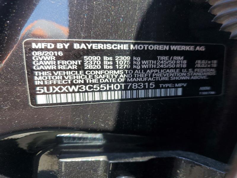 Продажа на аукционе авто 2017 Bmw X4, vin: 5UXXW3C55H0T78315, номер лота: 60161036