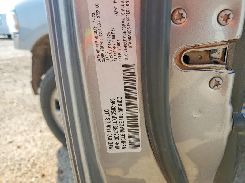 2023 Ram 2500 მანქანა იყიდება აუქციონზე, vin: 3C6UR5CLXPG503669, აუქციონის ნომერი: 59849256