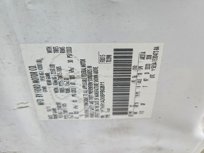 2011 Ford Ranger მანქანა იყიდება აუქციონზე, vin: 1FTKR1AD0BPB02611, აუქციონის ნომერი: 60823566