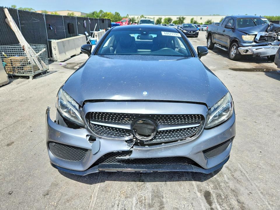 60671196 :رقم المزاد ، WDDWJ4JBXHF520428 vin ، 2017 Mercedes-benz C مزاد بيع