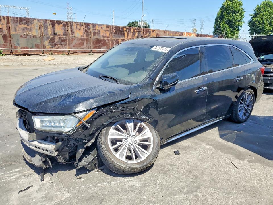 59177716 :رقم المزاد ، 5J8YD3H52JL003055 vin ، 2018 Acura Mdx مزاد بيع