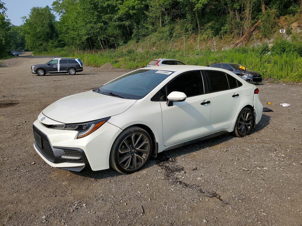 61223666 :رقم المزاد ، 5YFS4RCEXLP048155 vin ، 2020 Toyota Corolla مزاد بيع