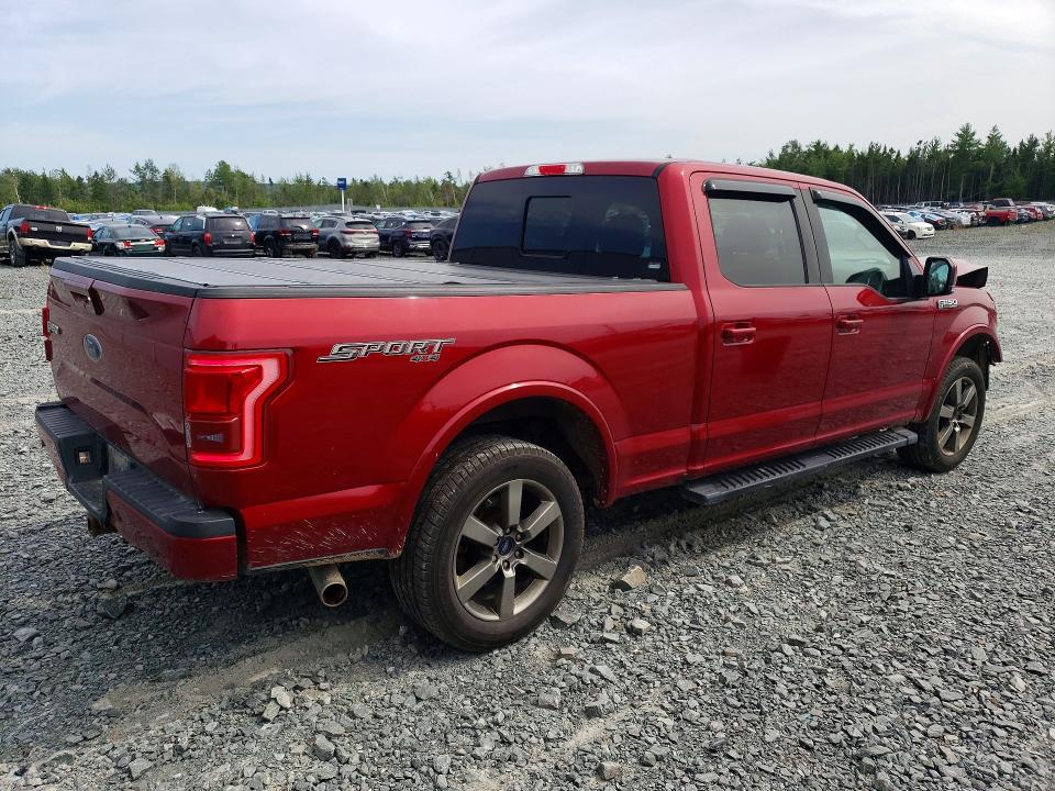 61940906 :رقم المزاد ، 1FTFW1EF6HFA01576 vin ، 2017 Ford F150 مزاد بيع