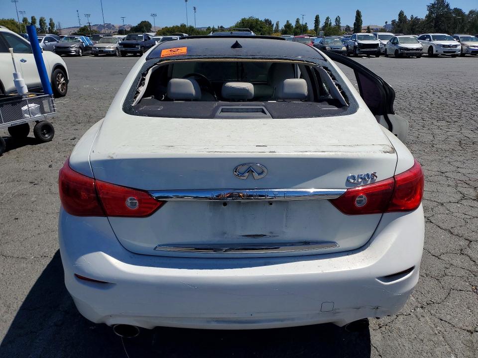 2015 Infiniti Q50 მანქანა იყიდება აუქციონზე, vin: JN1BV7AP8FM343254, აუქციონის ნომერი: 61538076