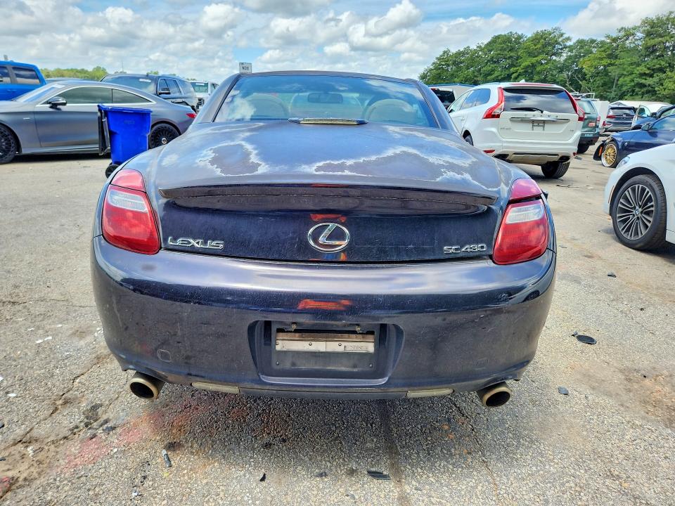 Aukcja sprzedaży 2006 Lexus Sc, vin: JTHFN48Y269006639, numer aukcji: 61434166