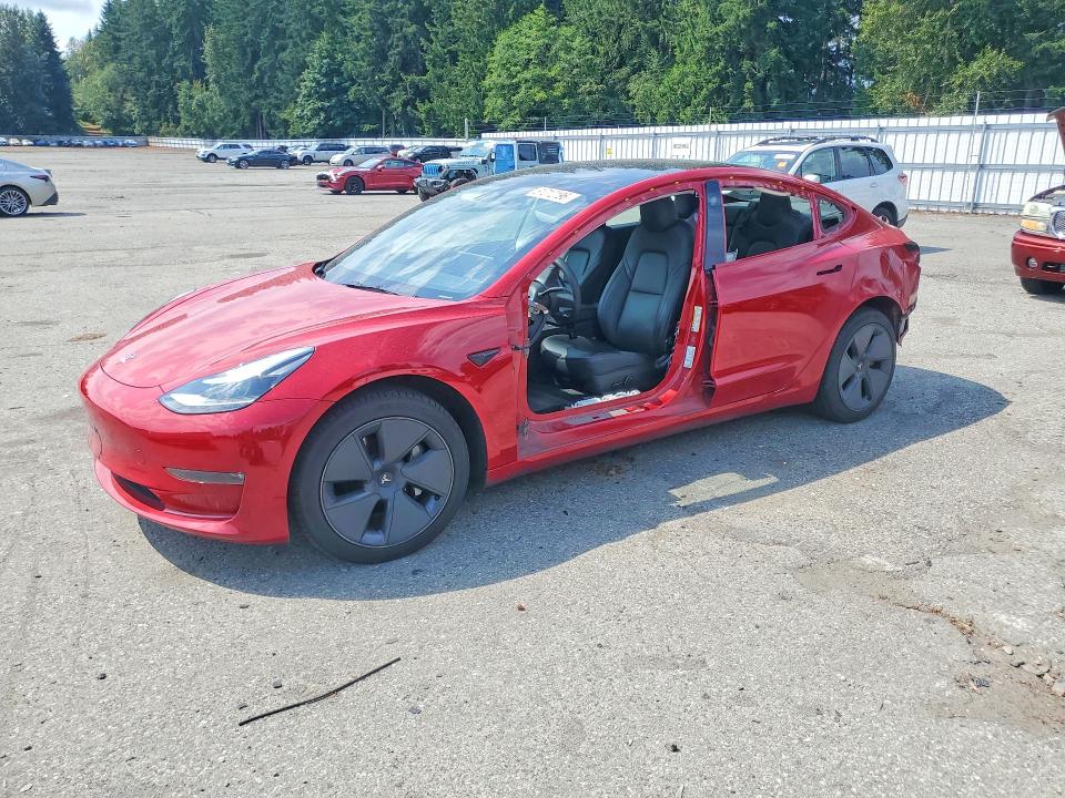 Продажа на аукционе авто 2023 Tesla Model 3, vin: 5YJ3E1EB9PF665389, номер лота: 61012196
