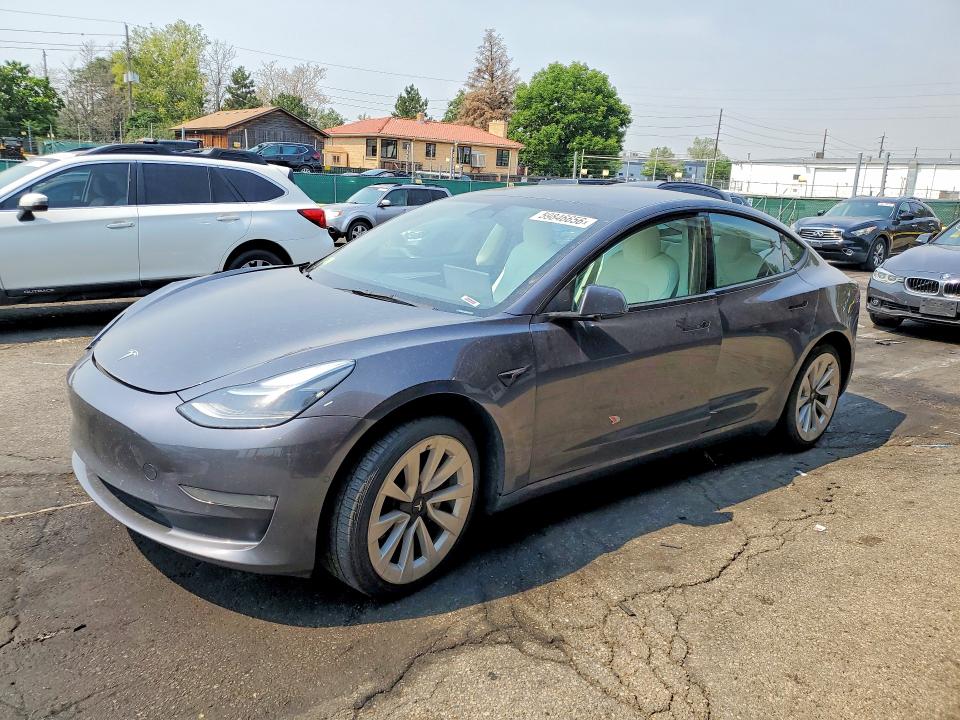 Aukcja sprzedaży 2022 Tesla Model 3, vin: 5YJ3E1EB8NF195644, numer aukcji: 59846656