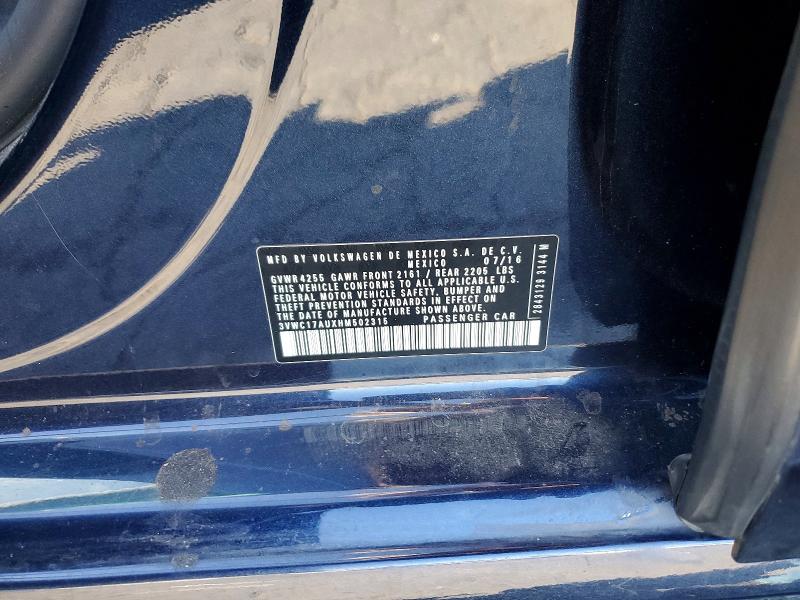 Aukcja sprzedaży 2017 Volkswagen Golf Sportwagen, vin: 3VWC17AUXHM502315, numer aukcji: 62268436