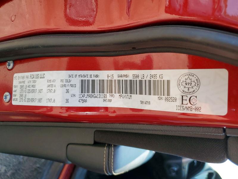 Продаж на аукціоні авто 2016 Jeep Cherokee, vin: 1C4PJMABXGW131169, номер лоту: 60758466