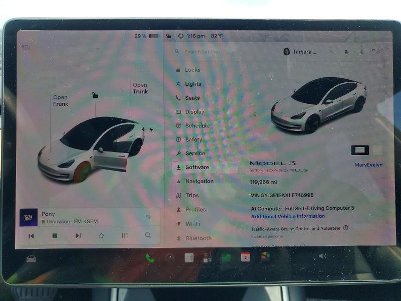 Продажа на аукционе авто 2020 Tesla Model 3, vin: 5YJ3E1EAXLF746998, номер лота: 59822066