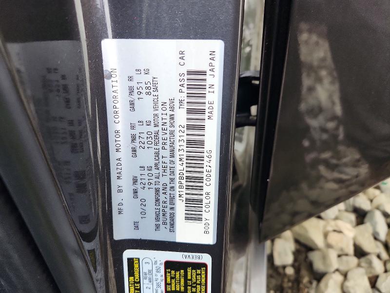 Aukcja sprzedaży 2021 Mazda 3, vin: JM1BPBDL4M1313122, numer aukcji: 60403256