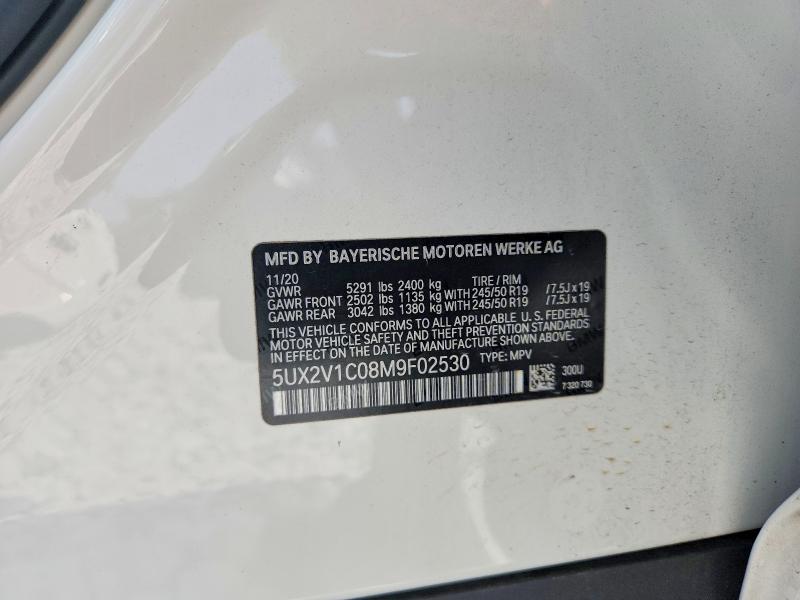 Продажа на аукционе авто 2021 Bmw X4, vin: 5UX2V1C08M9F02530, номер лота: 62445276
