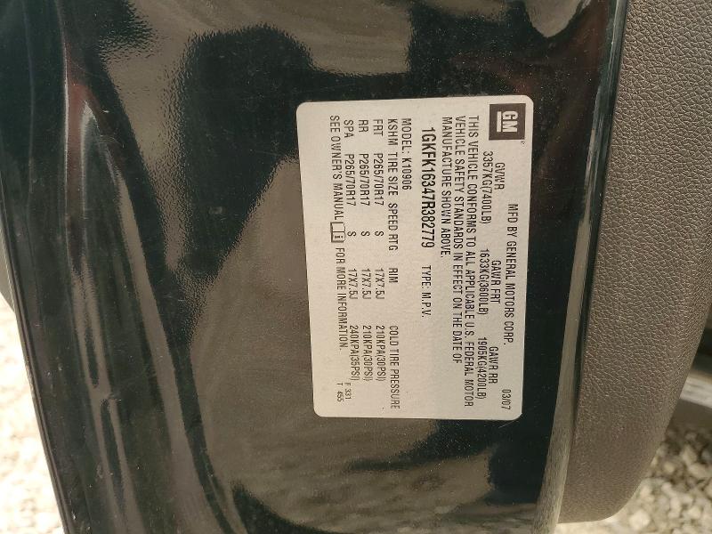 Aukcja sprzedaży 2007 Gmc Yukon Xl, vin: 1GKFK16347R382779, numer aukcji: 61082626