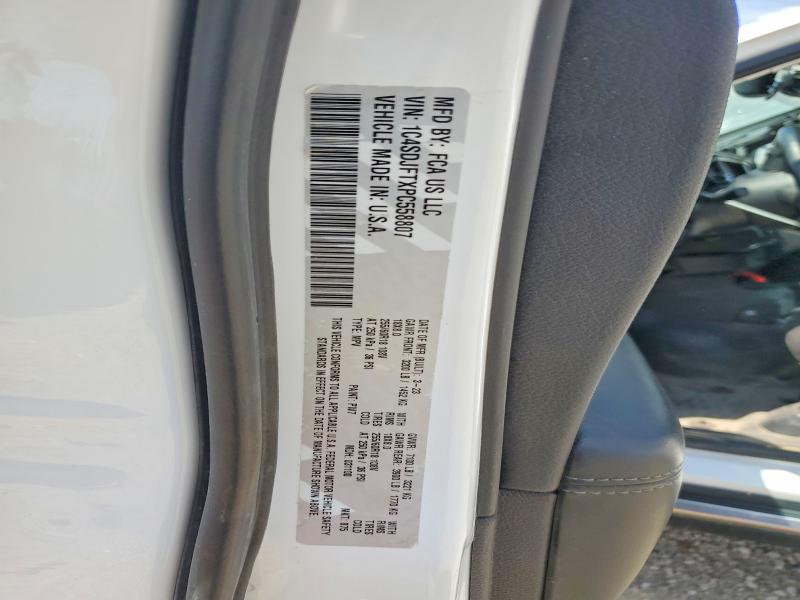 Продажа на аукционе авто 2023 Dodge Durango, vin: 1C4SDJFTXPC558807, номер лота: 59844856
