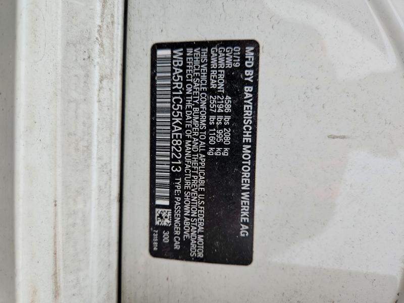 Aukcja sprzedaży 2019 Bmw 330i, vin: WBA5R1C55KAE82213, numer aukcji: 61872436