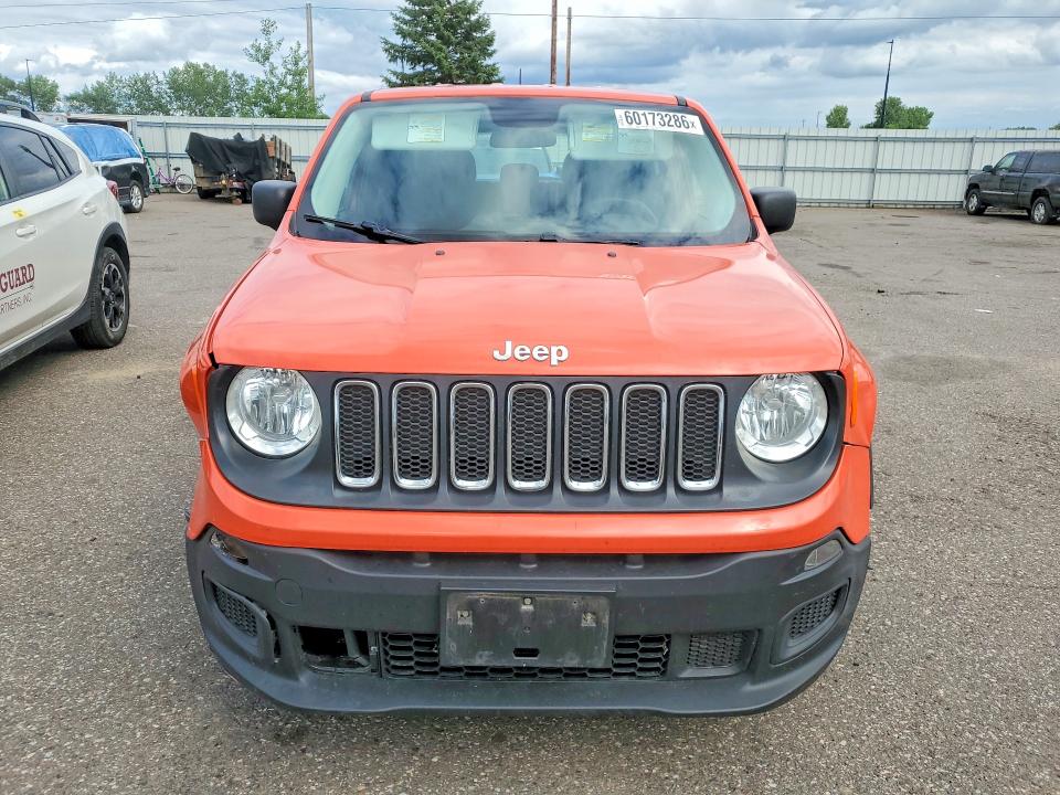 2016 Jeep Renegade მანქანა იყიდება აუქციონზე, vin: ZACCJAAT4GPC95567, აუქციონის ნომერი: 60173286