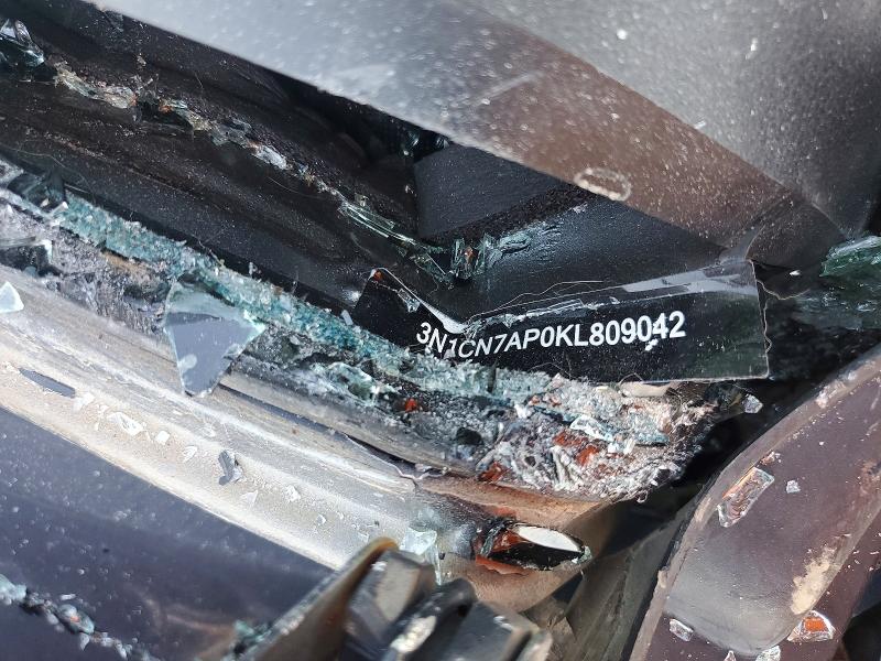 Aukcja sprzedaży 2019 Nissan Versa, vin: 3N1CN7AP0KL809042, numer aukcji: 60782016