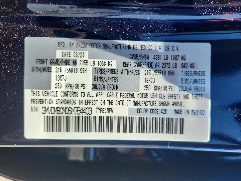 Aukcja sprzedaży 2025 Mazda Cx-30, vin: 3MVDMBCM0SM754403, numer aukcji: 59712116
