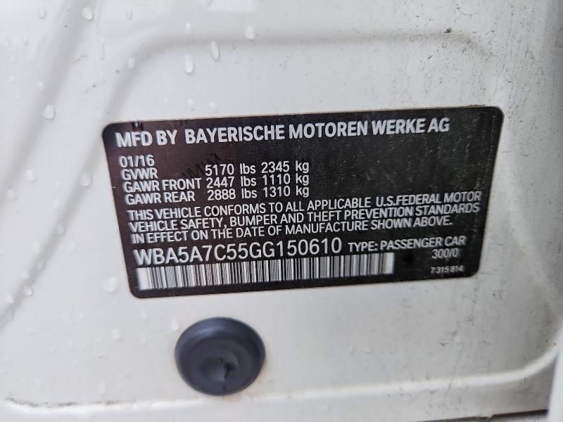 Продажа на аукционе авто 2016 Bmw 528, vin: WBA5A7C55GG150610, номер лота: 59974266