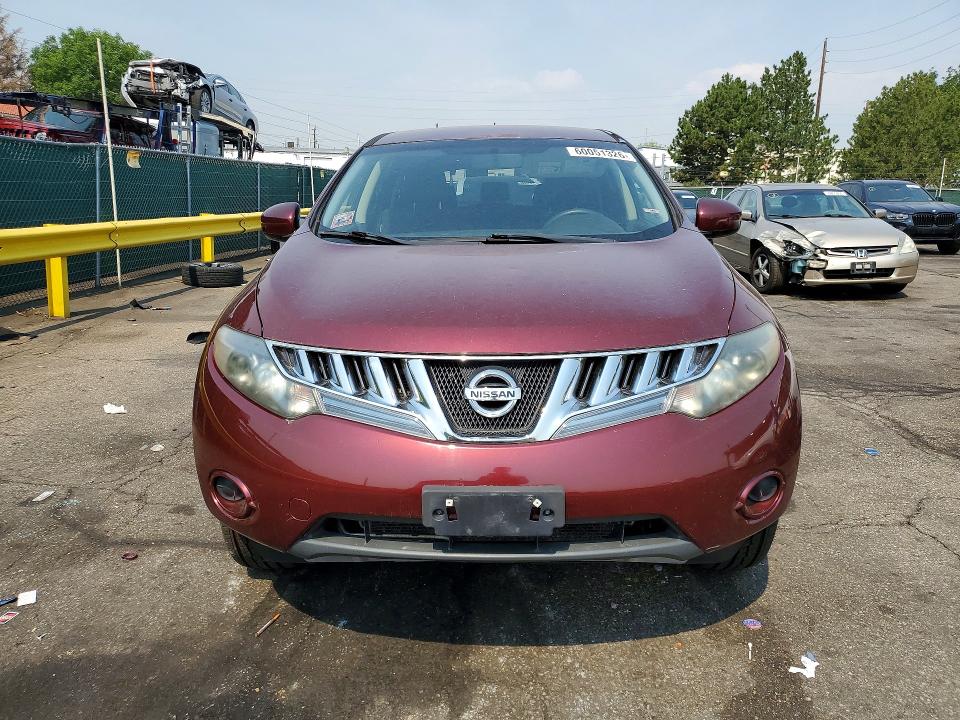 2010 Nissan Murano მანქანა იყიდება აუქციონზე, vin: JN8AZ1MW4AW134267, აუქციონის ნომერი: 60051326