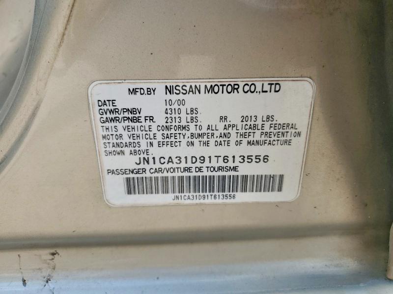 Aukcja sprzedaży 2001 Nissan Maxima, vin: JN1CA31D91T613556, numer aukcji: 59356636