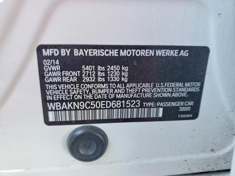 Продаж на аукціоні авто 2014 Bmw 550, vin: WBAKN9C50ED681523, номер лоту: 60892706