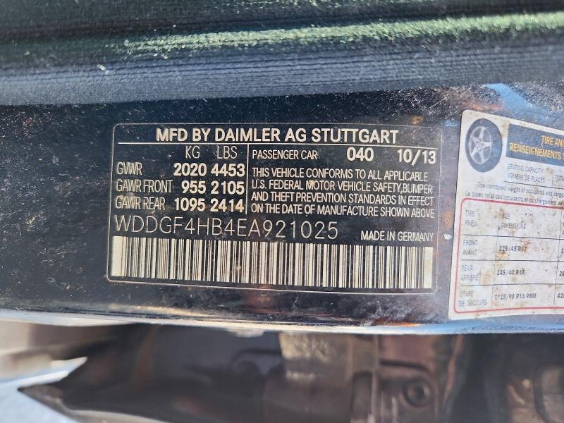Aukcja sprzedaży 2014 Mercedes-benz C, vin: WDDGF4HB4EA921025, numer aukcji: 62536376