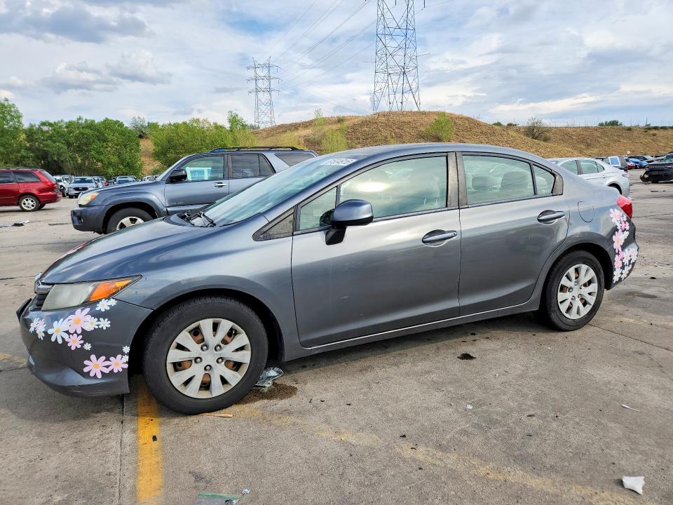 Продаж на аукціоні авто 2012 Honda Civic, vin: JHMFB2F55CS000697, номер лоту: 61634916