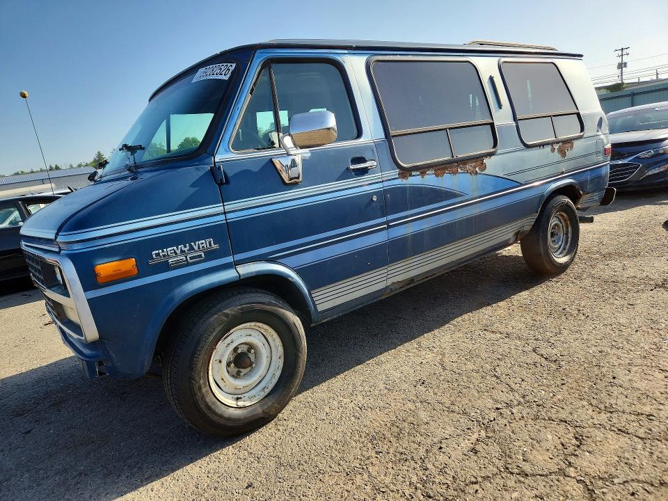 1993 Chevrolet G20 მანქანა იყიდება აუქციონზე, vin: 2GBEG25K4P4150153, აუქციონის ნომერი: 59282526