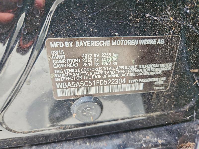 Продаж на аукціоні авто 2015 Bmw 528, vin: WBA5A5C51FD522304, номер лоту: 61078346