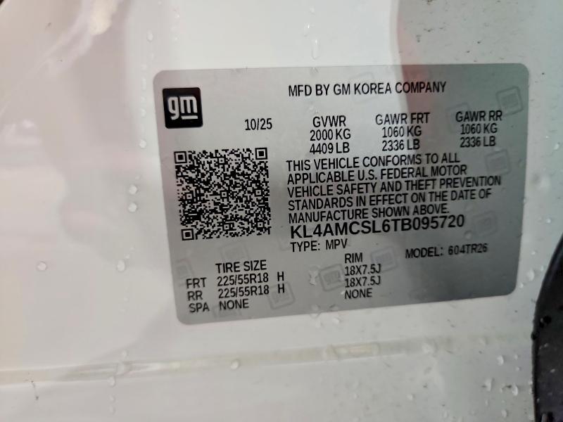 Aukcja sprzedaży 2026 Buick Encore Gx, vin: KL4AMCSL6TB095720, numer aukcji: 61815196