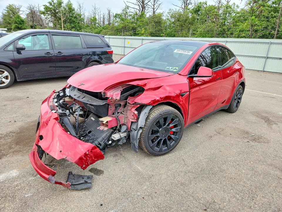 2022 Tesla Model Y მანქანა იყიდება აუქციონზე, vin: 7SAYGDEE7NF342566, აუქციონის ნომერი: 59725976