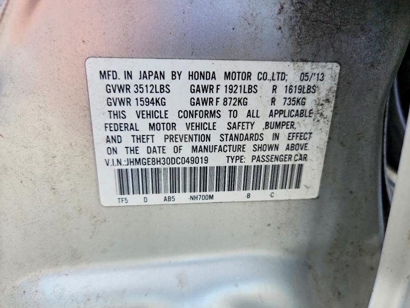 Продажа на аукционе авто 2013 Honda Fit, vin: JHMGE8H30DC049019, номер лота: 60802436