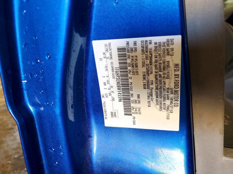 60684866 :رقم المزاد ، 1FAHP3EN0BW145596 vin ، 2011 Ford Focus مزاد بيع